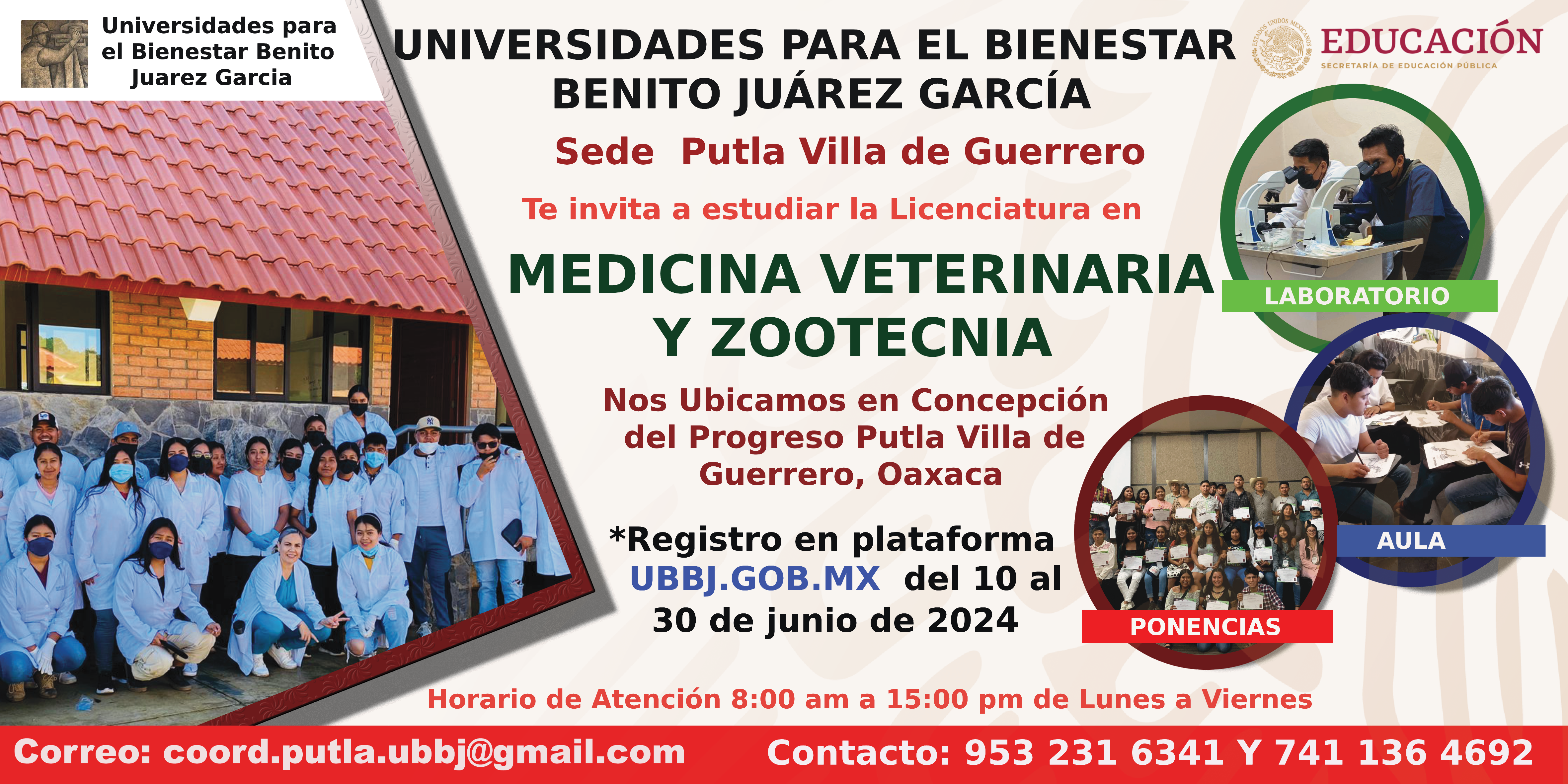 Oferta educativa UBBJ